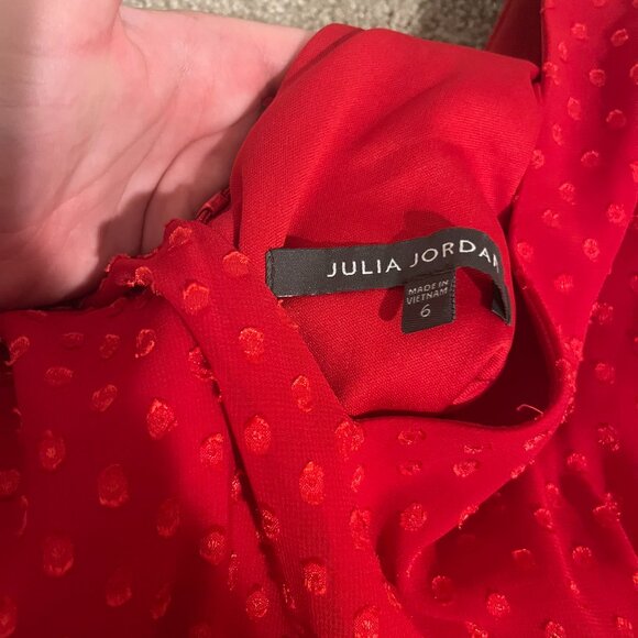 FLASH SALE! 💋 NWOT Fiery Red Dress from Julia Jordan! - Picture 6 of 8